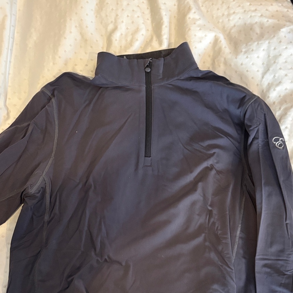 Greyson Dark Gray Performance Quarter-Zip Jacket - image 1